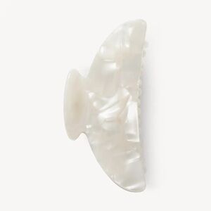 White Marble Hair Claw Large